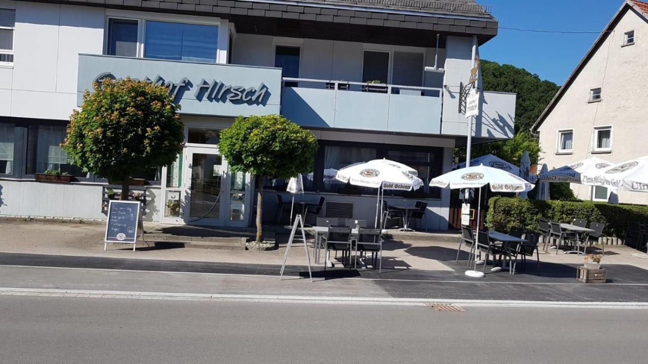 Hotel Restaurant Hirsch Schmiechen Exteriör bild